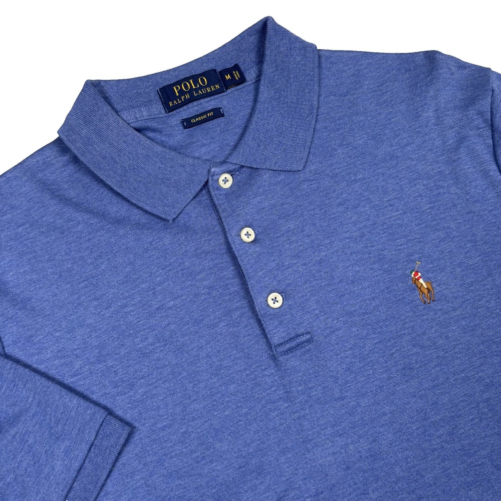 Polo Ralph Lauren Polo Shirt Mens M Classic Fit Short Sleeve Pony Logo Golf